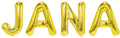 Banner weibliche Namen (Jana) 16x12cm weiß