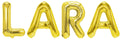 Folienballon Schriftzug weibliche Namen (Lara) 35cm Höhe