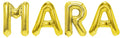 Banner weibliche Namen (Mara) 16x12cm weiß