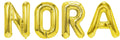 Banner weibliche Namen (Nora) 16x12cm weiß