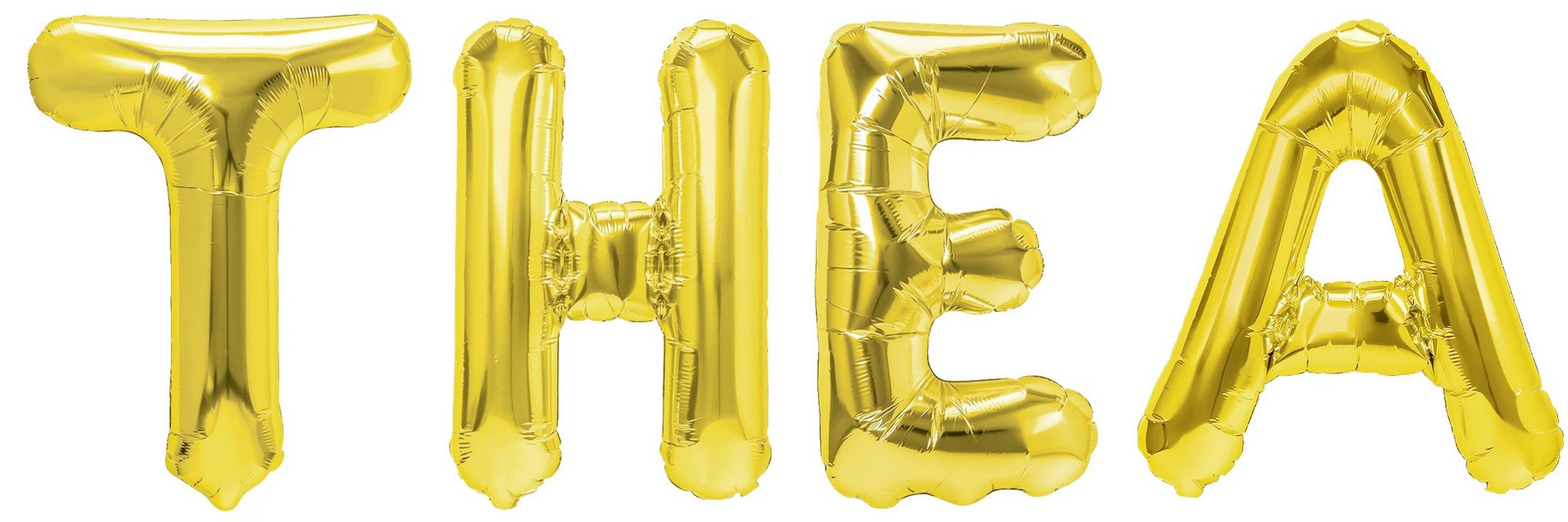 Folienballon Schriftzug weibliche Namen (Thea) 35cm Höhe