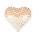 Folienballon Herz Braut 45cm