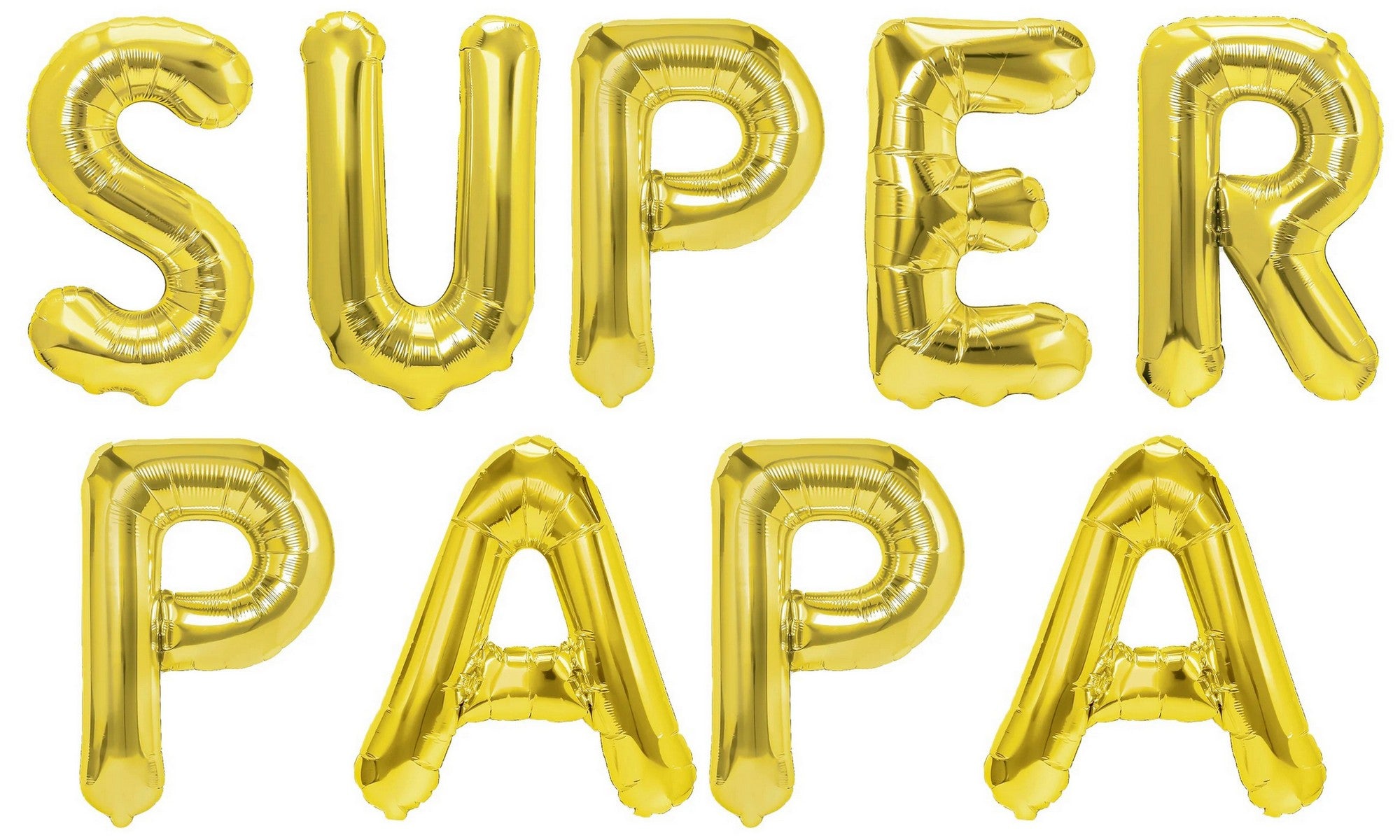 Folienballon Schriftzug (Superpapa) 35cm Höhe