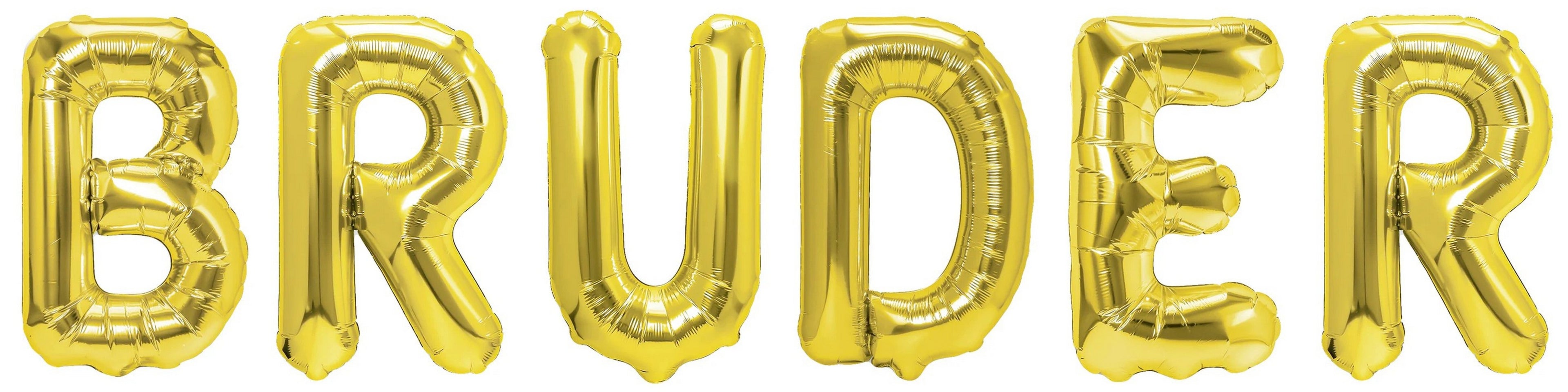 Folienballon Schriftzug (Bruder) 35cm Höhe