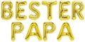 Folienballon Schriftzug (Bester Papa) 35cm Höhe