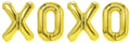 Folienballon Schriftzug (XOXO) 35cm Höhe