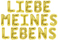 Folienballon Schriftzug (Liebe meines Lebens) 35cm Höhe