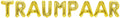 Folienballon Schriftzug (Traumpaar) - Gold, 35 cm