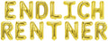 Banner (Endlich Rentner) 16x12cm weiß