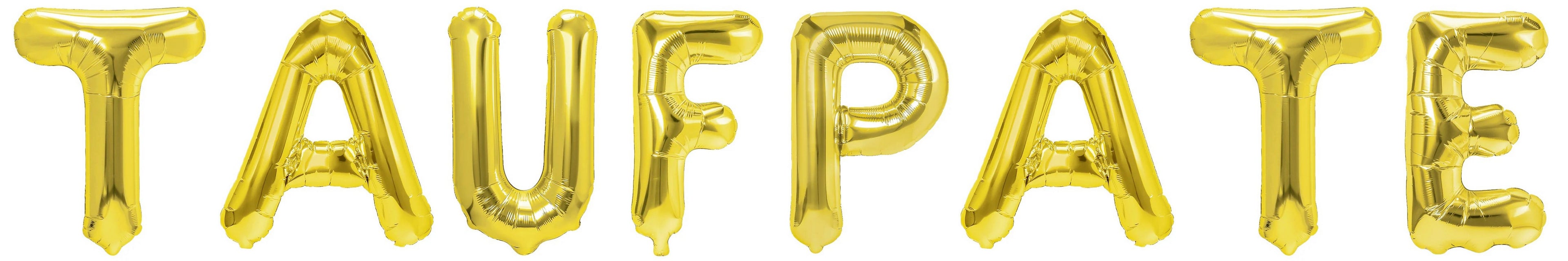 Folienballon Schriftzug (Taufpate) 35cm Höhe