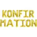 Banner (Konfirmation) 16x12cm weiß