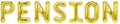 Banner (Pension) 16x12cm weiß