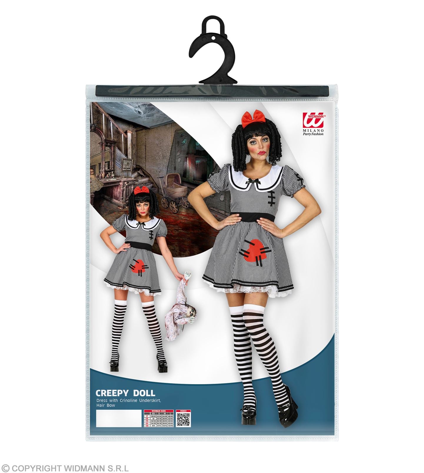 Kostüm Horrorpuppe