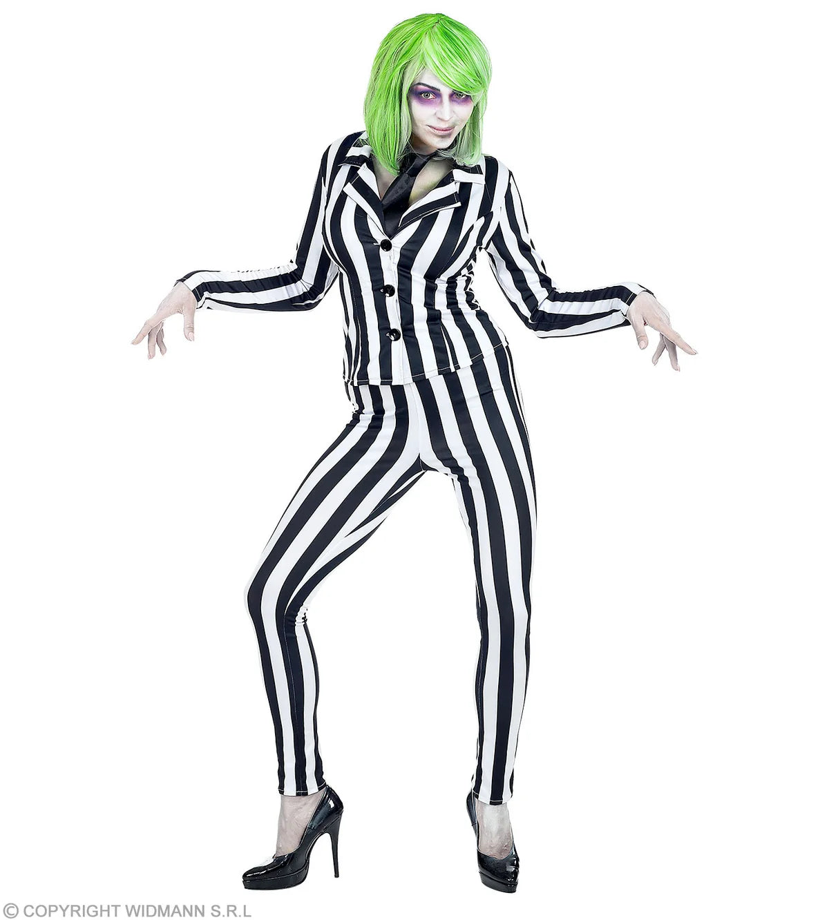 Kostüm Sleazy Ghost inkl. Krawatte