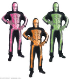 Kostüm Neonskelett inkl. Maske