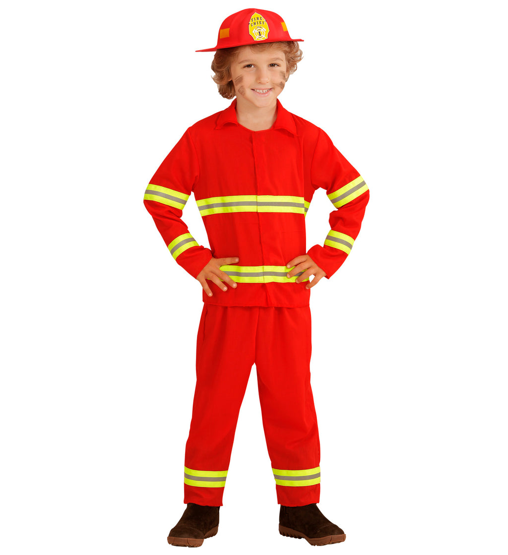 Kostüm Feuerwehrmann & Helm