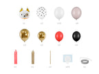 Ballonbouquet Set Hund weiß 83x155cm