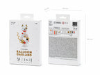 Ballonbouquet Set Hund weiß 83x155cm