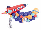 Ballongirlande Set Rakete bunt 154x130cm