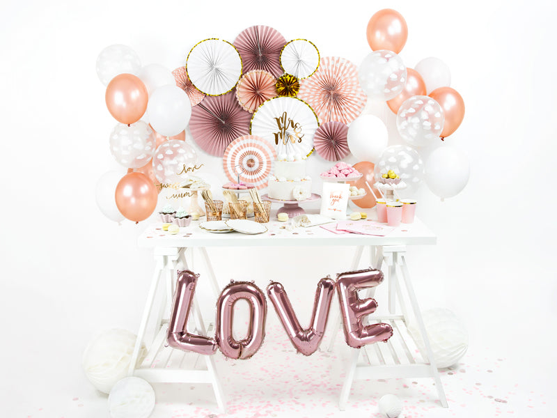 10x Latexballon Strong rosegold metallic 30cm