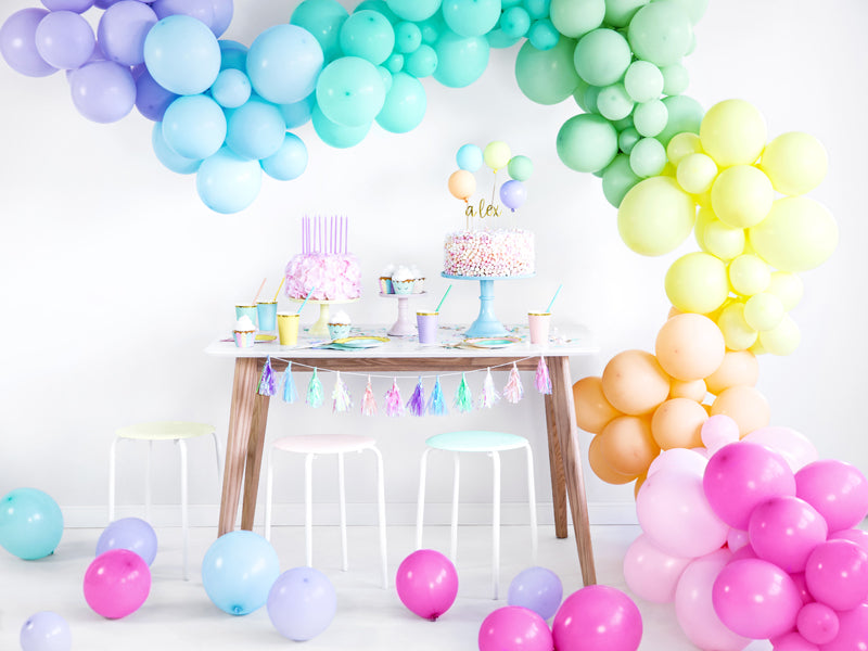 10x Latexballon Strong lila pastell 30cm