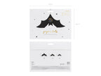 3x Aufhänger Fledermaus schwarz