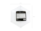 6x Papierteller Fledermaus schwarz gold