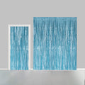 Türvorhang Lametta hellblau 100x240cm