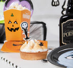 7x Cupcake Topper Halloween Monster 9cm