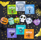 12x Serviette Halloween Monster 33x33cm
