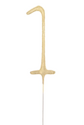 Wunderkerze Zahl Nr. 1 gold 16cm