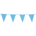 Wimpelkette hellblau 10m
