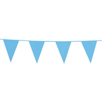 Wimpelkette hellblau 10m
