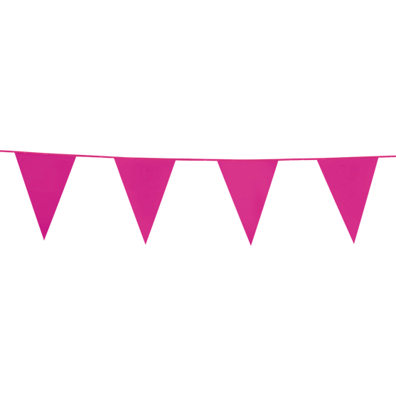 Wimpelkette pink 10m