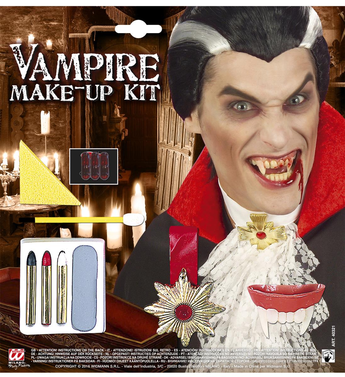 Schminkset Vampir mit Zubehör