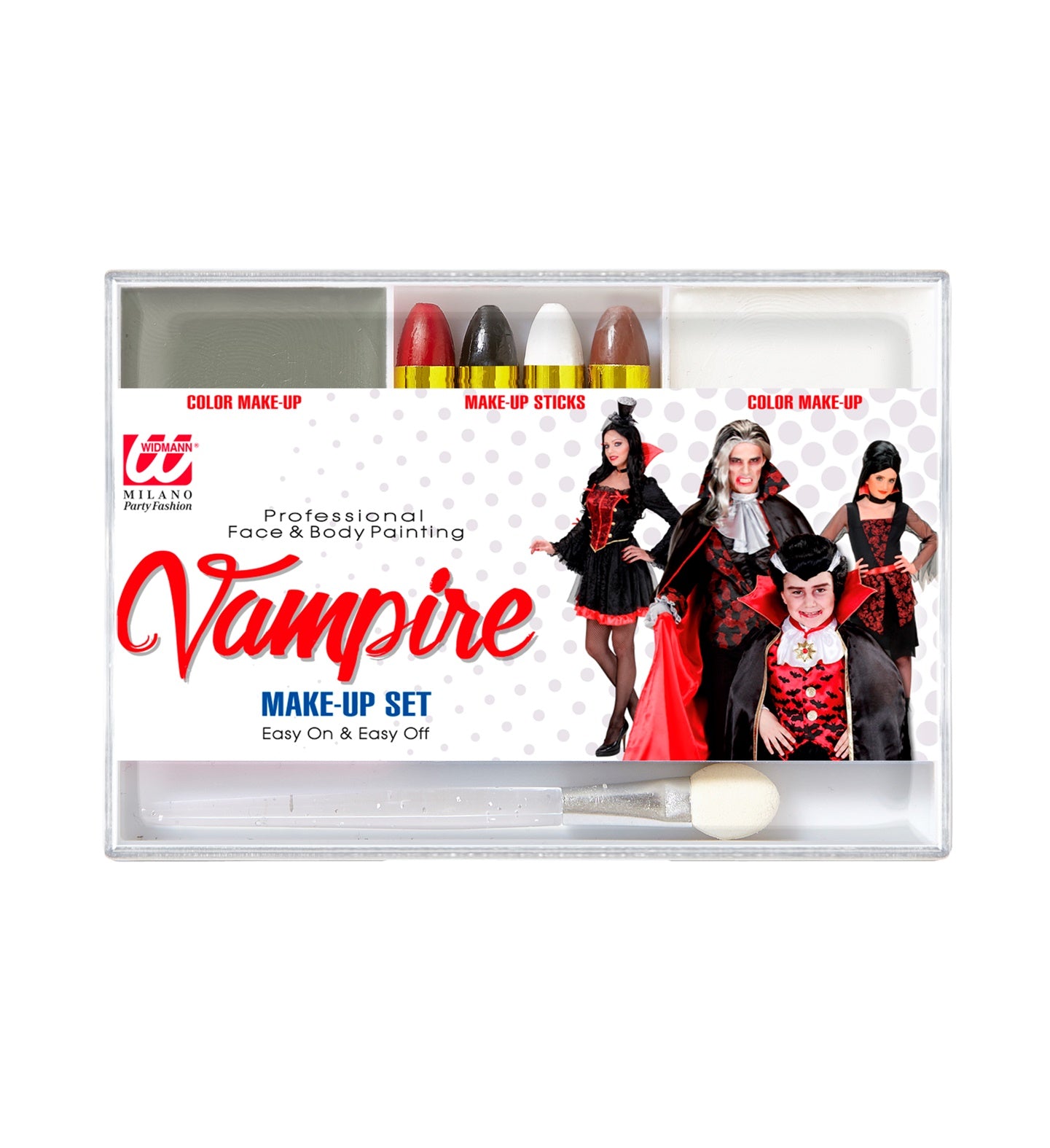 Make-up Set Vampir 7-teilig