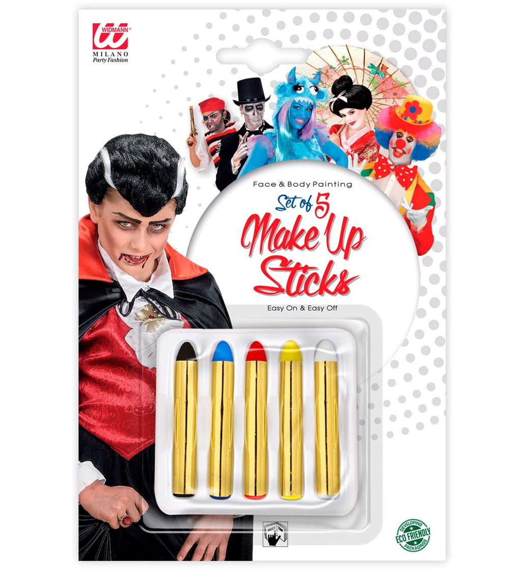 Set Schminkstifte 5 Farben 11ml