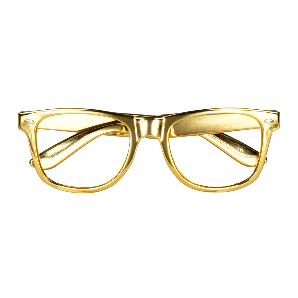 Brille gold ohne Gläser