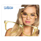Brille gold ohne Gläser