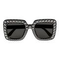 Brille Bling Bling schwarz