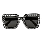 Brille Bling Bling schwarz
