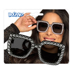 Brille Bling Bling schwarz