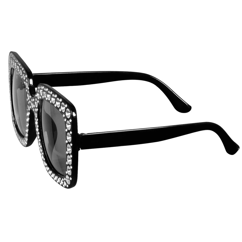Brille Bling Bling schwarz