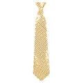 Krawatte Glitzer gold