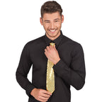 Krawatte Glitzer gold