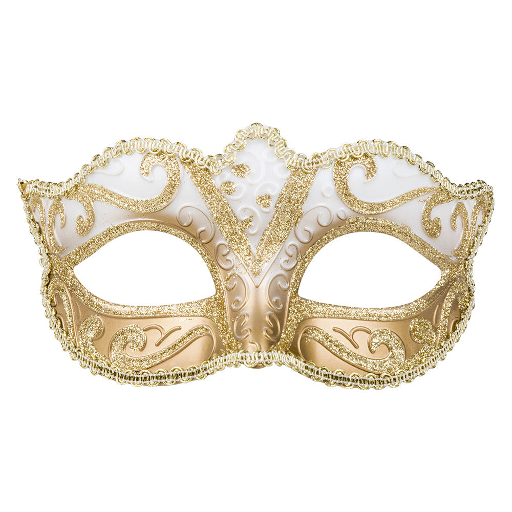 Venezianische Maske Felina gold