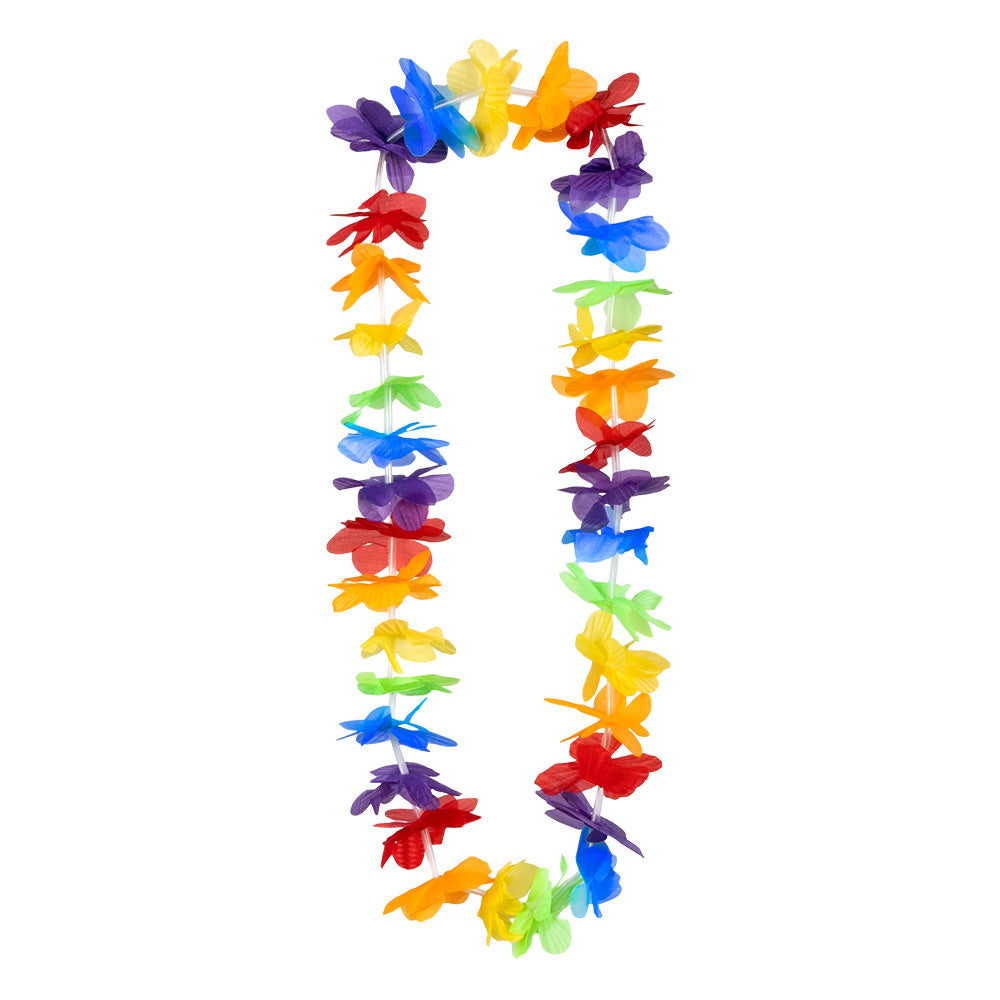 Hawaii Set Rainbow Kette, Stirnband, Armbänder