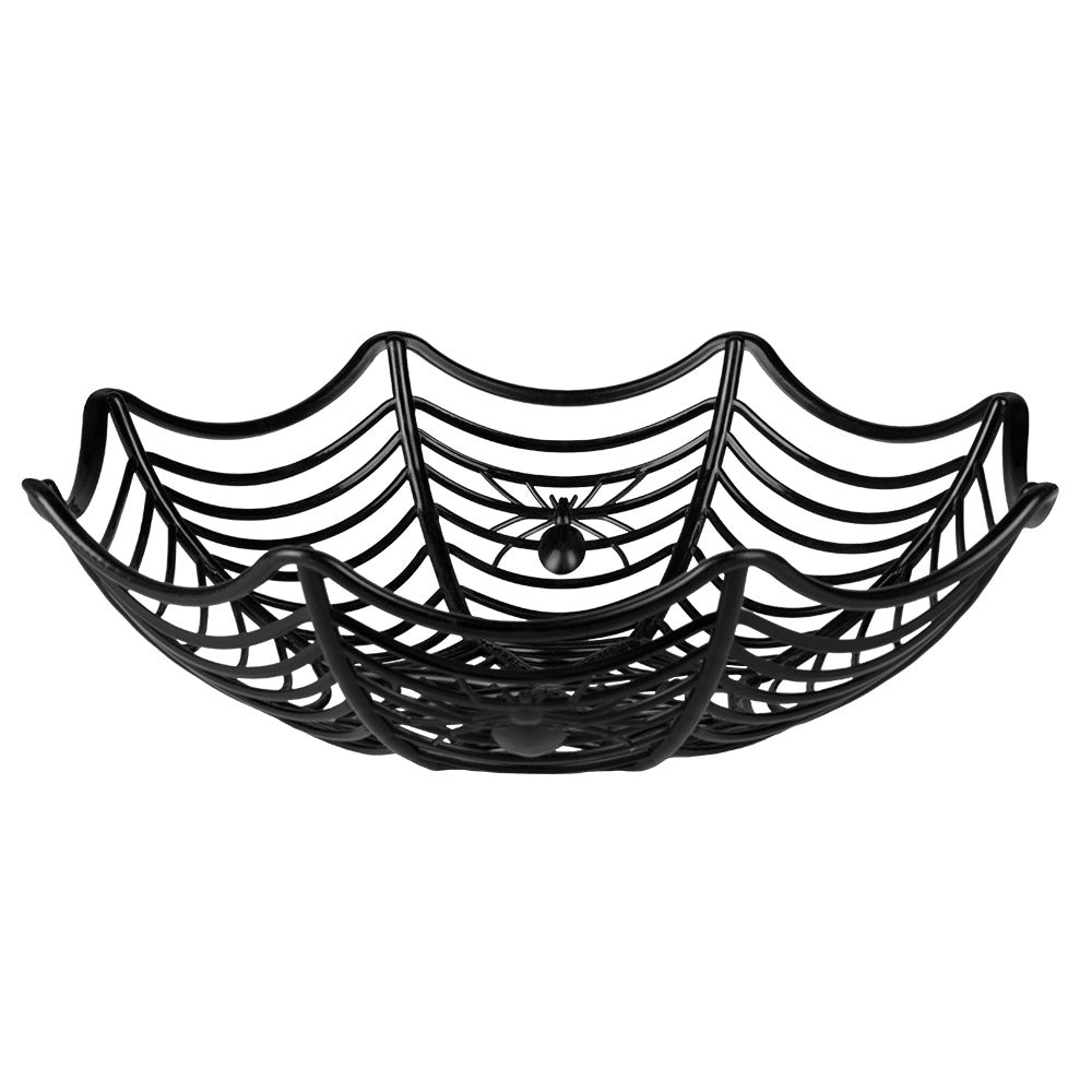 Schüssel Spinnennetz schwarz 27cm