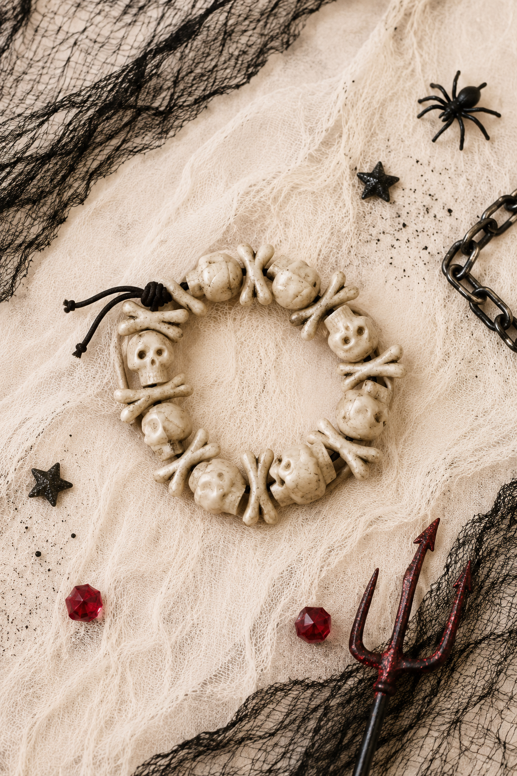 Armband Totenköpfe