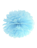 Hängepompom hellblau 25 cm